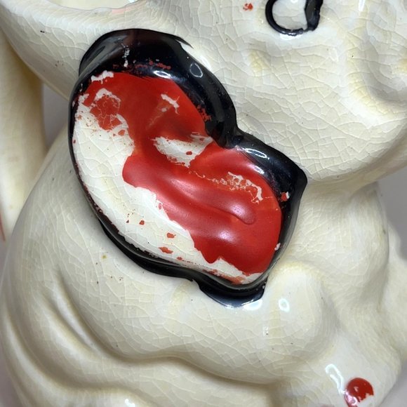 Vintage Ceramic Elephant Creamer/Pitcher White Japan 1940's - Picture 7 of 9